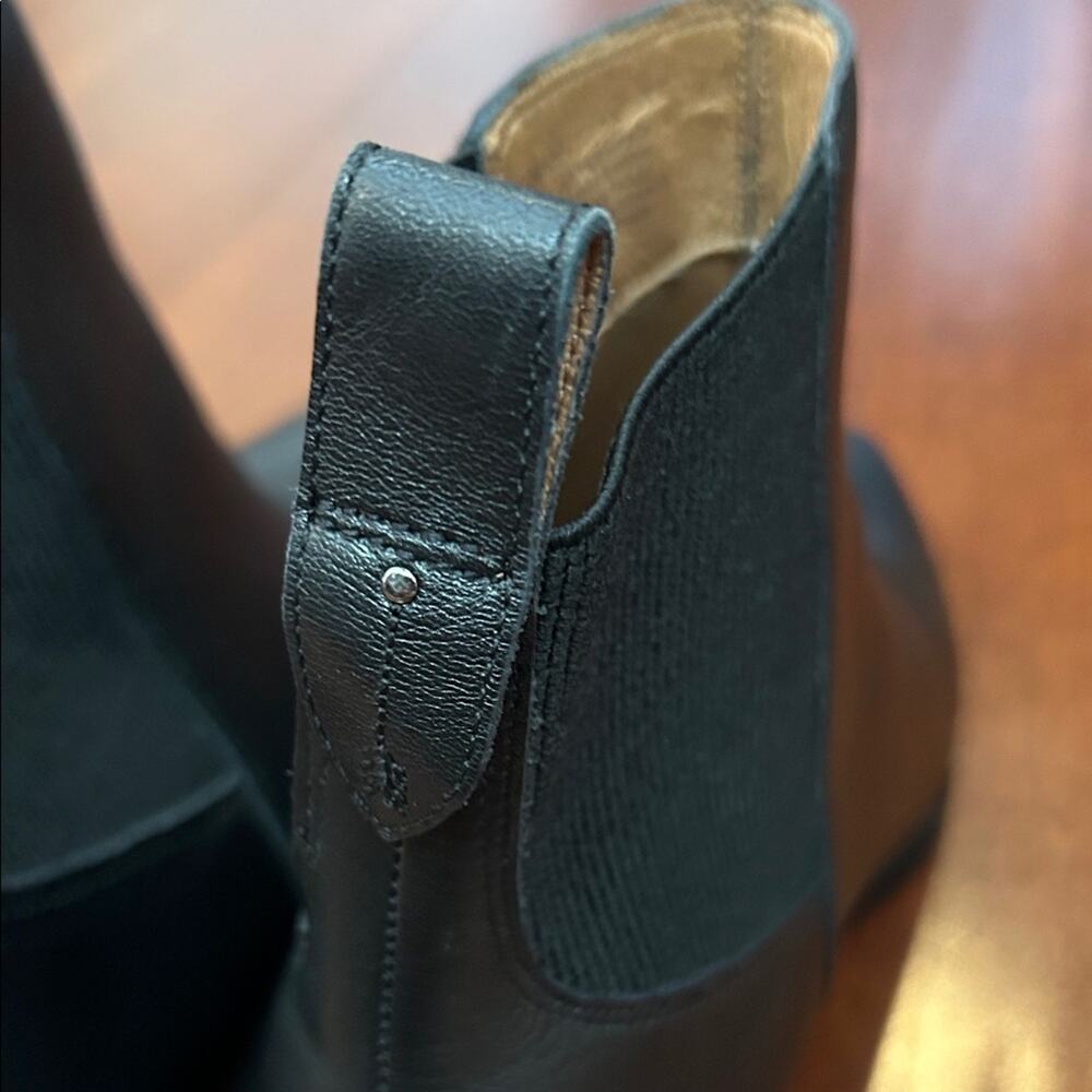 Frankie4 “Nina” Black Leather Pointed Toe Ankle Boots, Size 11 - Picture 14 of 15
